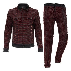 Pure Style + Opulent Overlay SET - BLACK/RED - Dudes Boutique