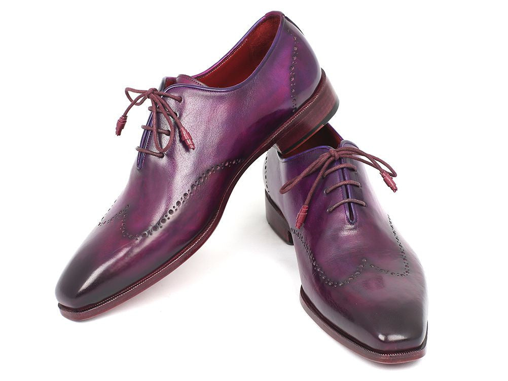 Paul Parkman Men's Purple Wingtip Oxfords
