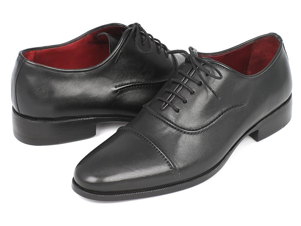 Paul Parkman Men's Captoe Oxfords Black
