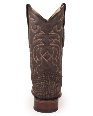 Los Altos Rustic Brown Shark Skin Western Boots - Dudes Boutique