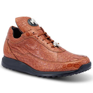 Mauri 8900/2 Alligator Sneakers Cognac - Dudes Boutique
