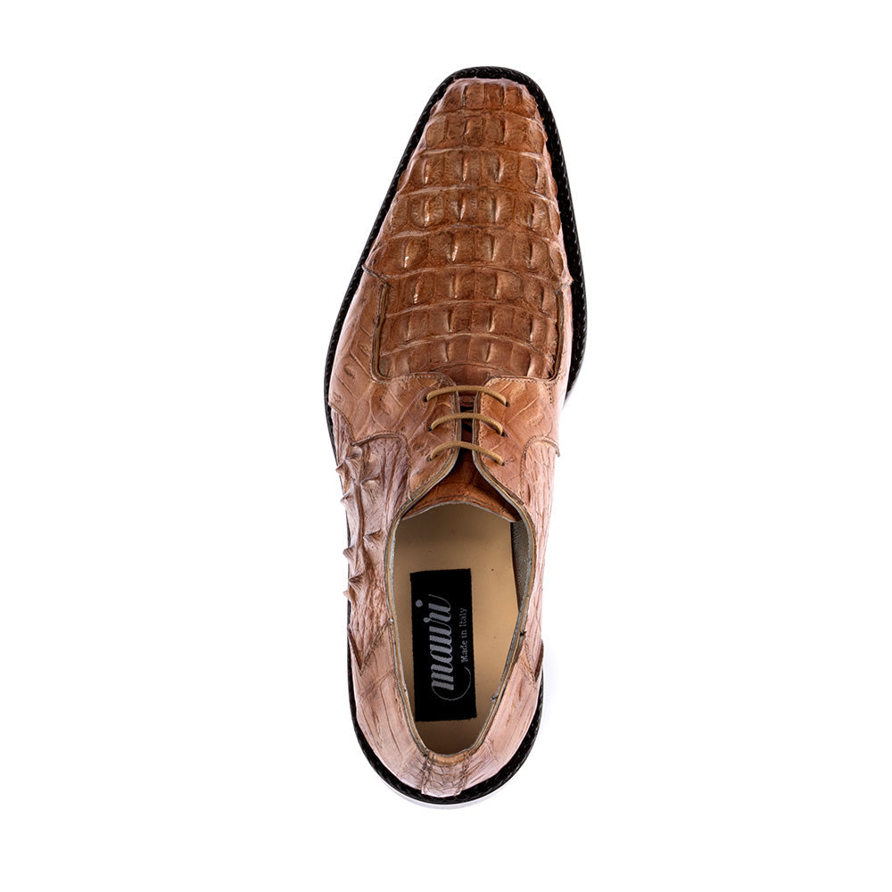Mauri 2982/1 Pitti Hornback & Baby Crocodile Derby Cognac