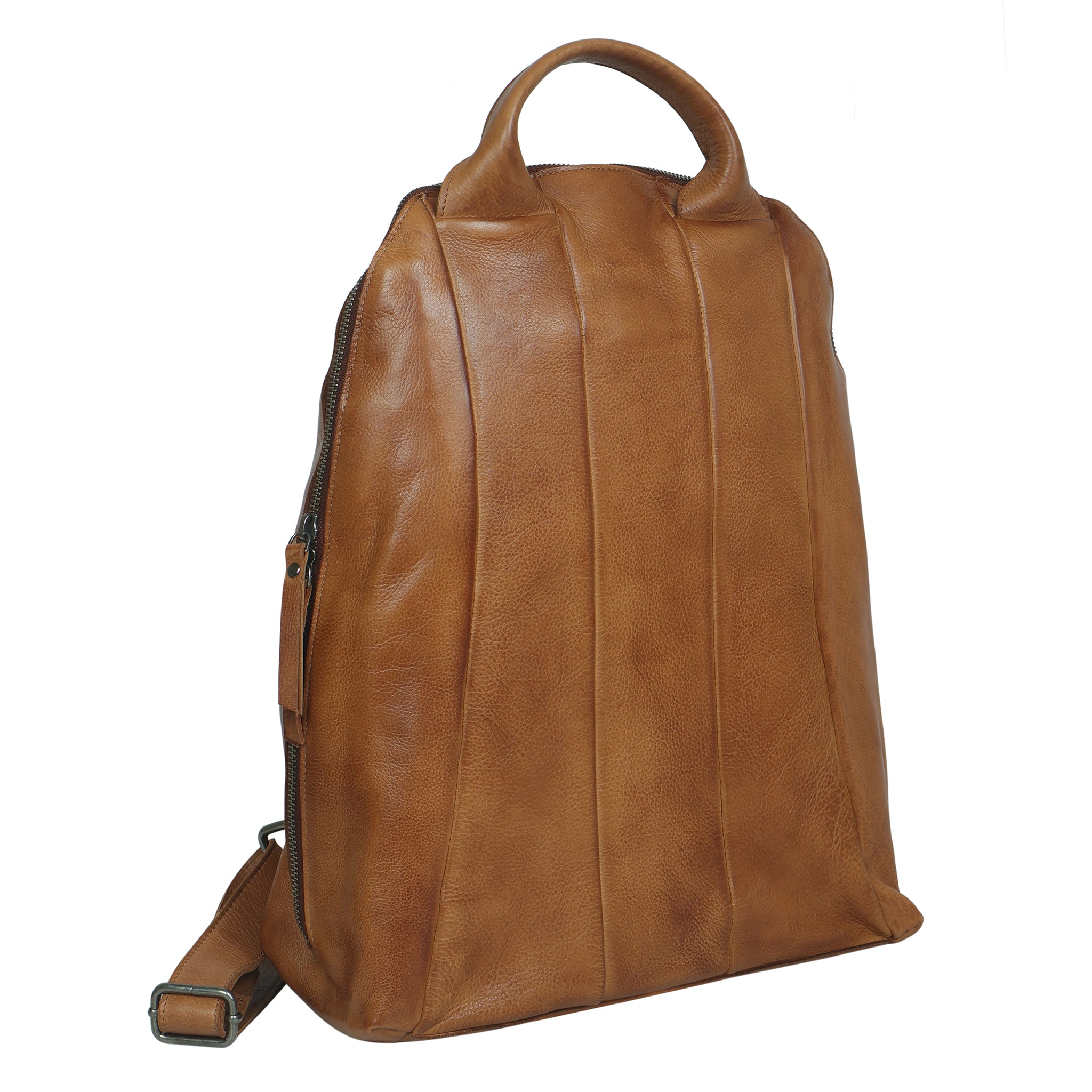 Latico Leathers Cognac Moore Leather Backpack
