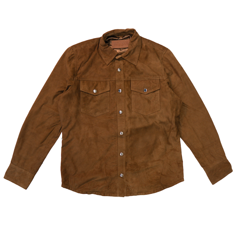 cognac dress shirt The Marino Shirt | Cognac Stripe XL