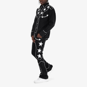 CopperRivet Black Western Button Down Shirt - Dudes Boutique