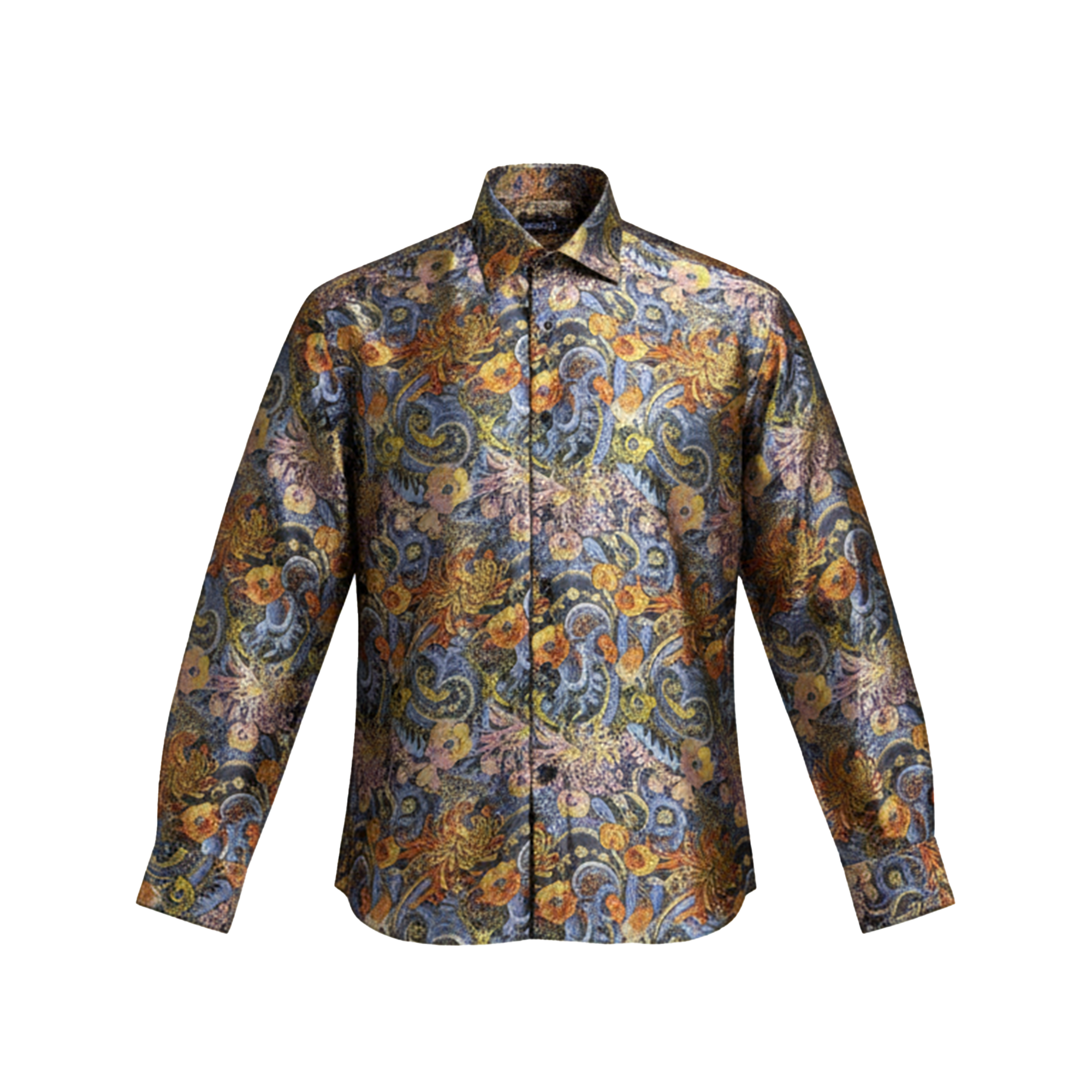 Leoni Floral Explosion Button Up Shirt