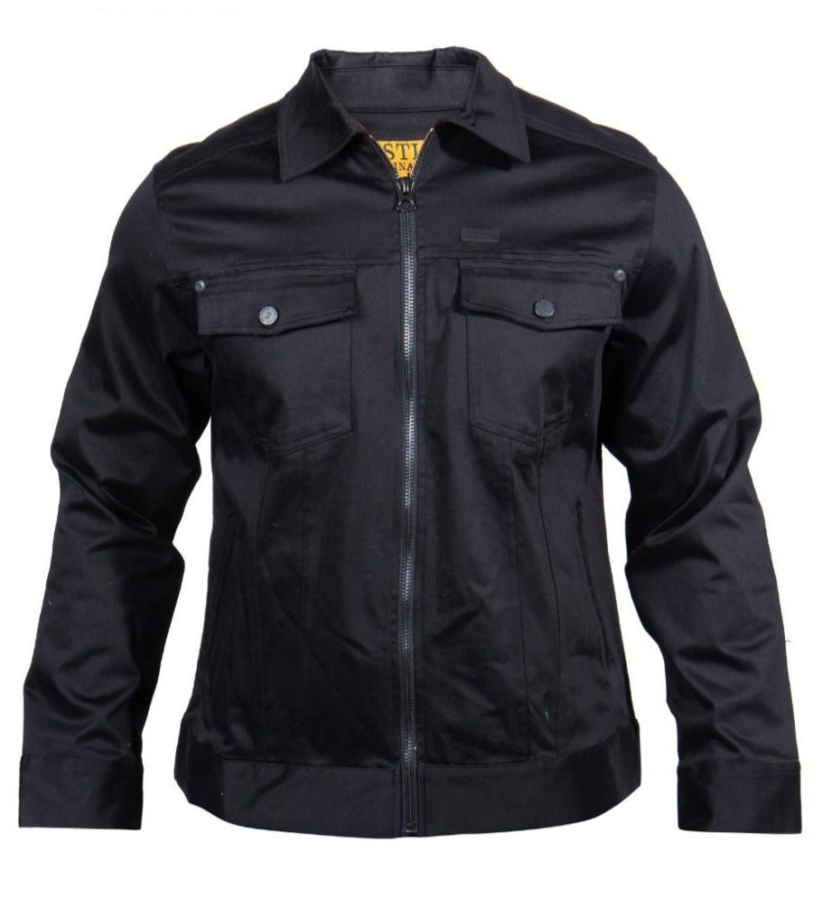 Prestige Black High End Zip Up Jacket - Dudes Boutique
