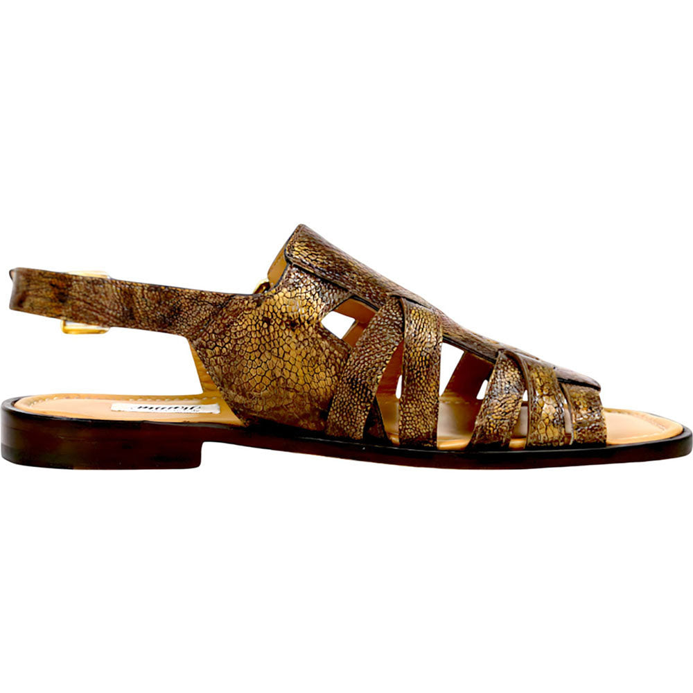 Mauri Antigua 5197 Special Dye Desert Ostrich Leg Sandals - Dudes Boutique