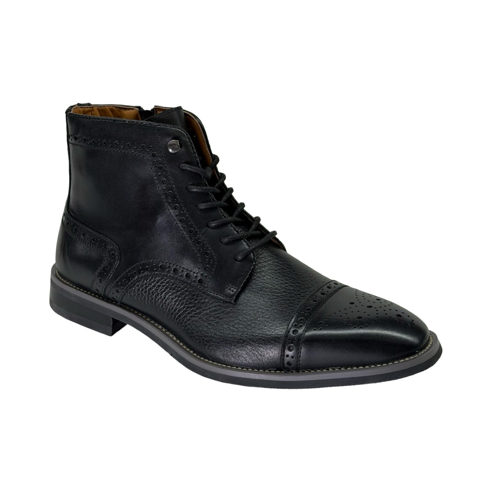 La Milano Jaxon Black Leather Boot