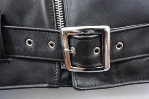 Schott 613 Men's One Star Perfecto Leather Motorcycle Jacket - Black - Dudes Boutique