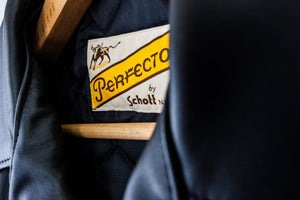 Schott 613 Men's One Star Perfecto Leather Motorcycle Jacket - Black - Dudes Boutique