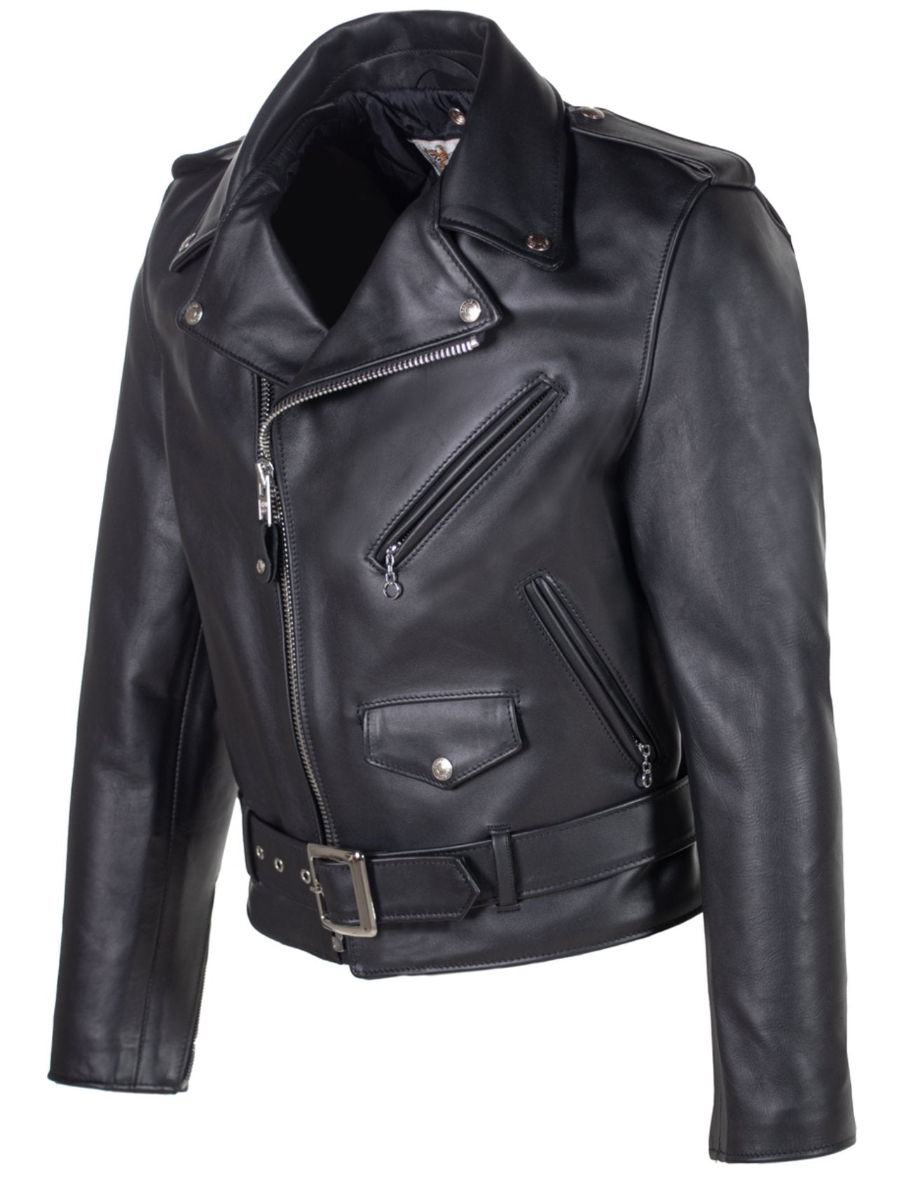 Schott 618 Men's Classic Perfecto Steerhide Leather Motorcycle Jacket - Dudes Boutique