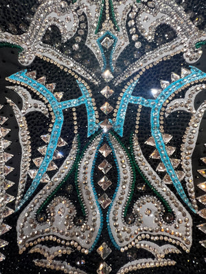 Kashani Blue Pharaoh Hyper Crystal Jacket - Dudes Boutique