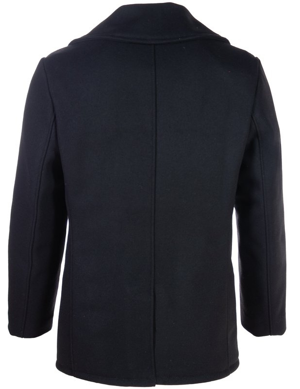 Schott 740 Classic Melton Wool Navy Pea Coat