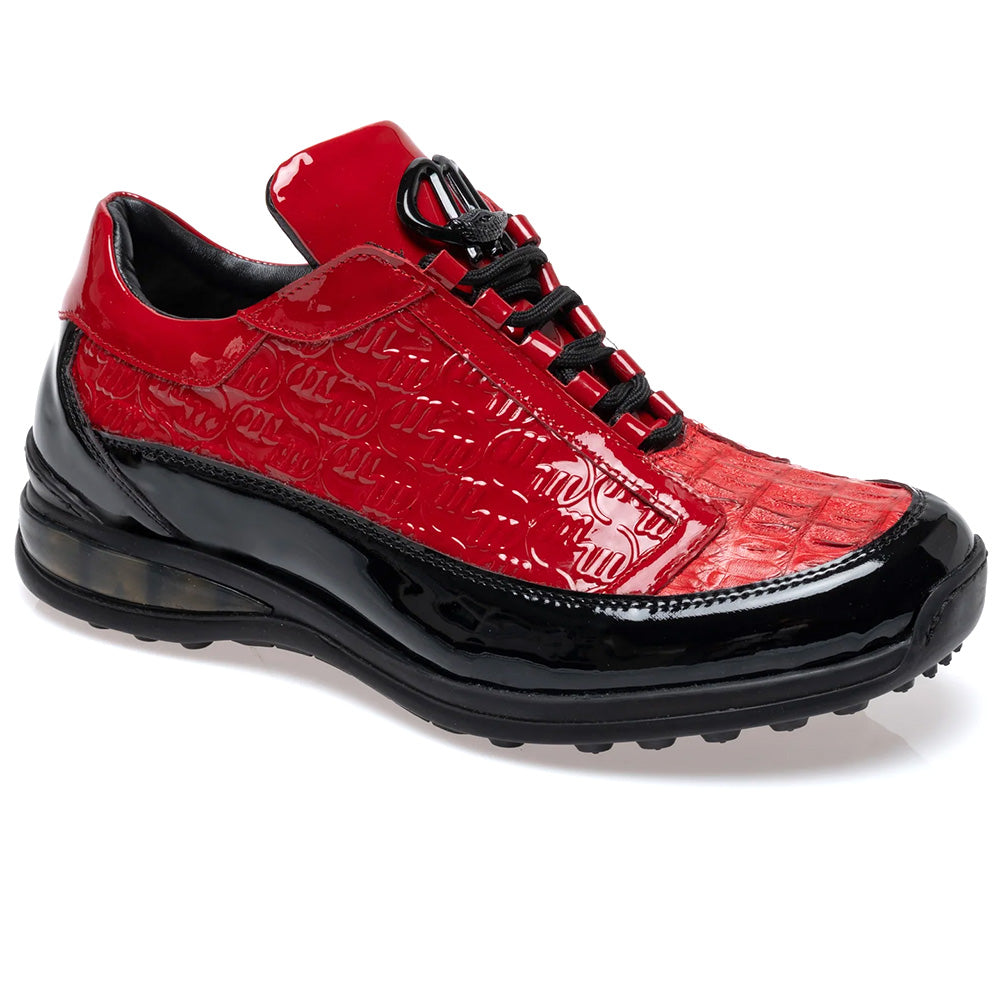 Mauri 8415/4 Black / Red Patent / Hornback / Patent Embossed Sneakers