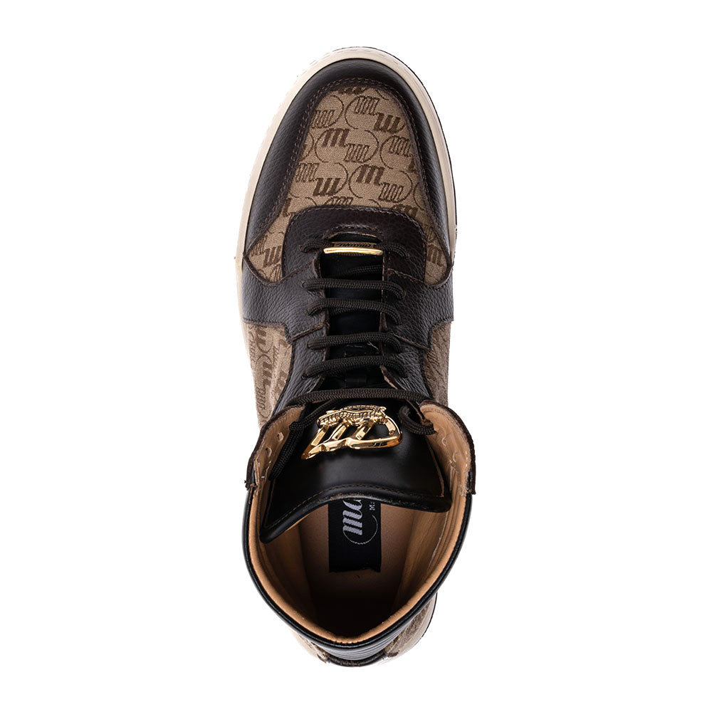 Mauri 8466 Sport Rust / Beige Double M Fabric / Nappa Leather Sneakers