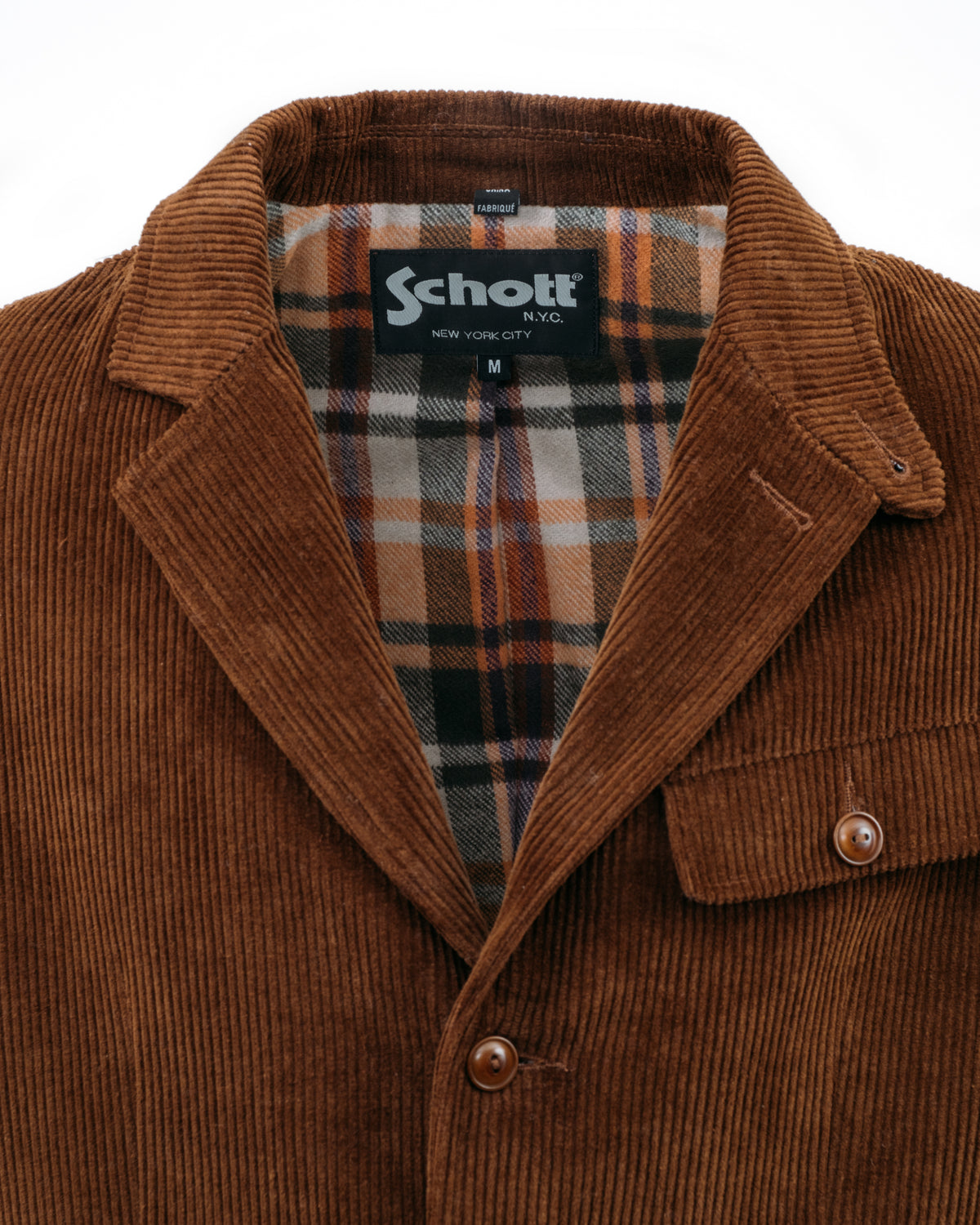 Schott 8520 Corduroy Double Pocket Blazer