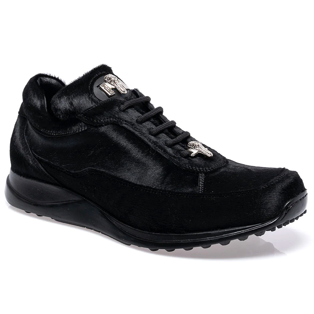Mauri 8900/2 Black Pony Hair Sneakers