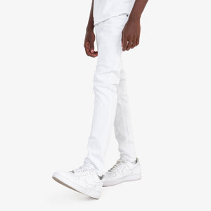 CopperRivet White Denim Pants with Stretch - Dudes Boutique