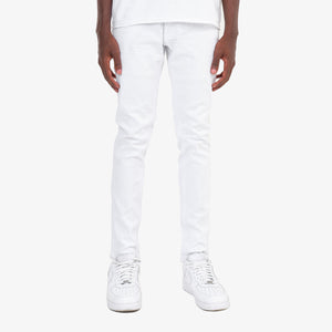 CopperRivet White Denim Pants with Stretch - Dudes Boutique