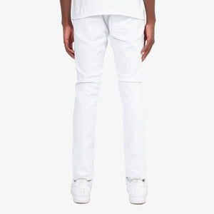 CopperRivet White Denim Pants with Stretch - Dudes Boutique