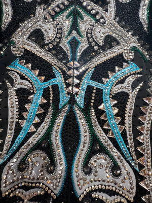 Kashani Blue Pharaoh Hyper Crystal Jacket - Dudes Boutique