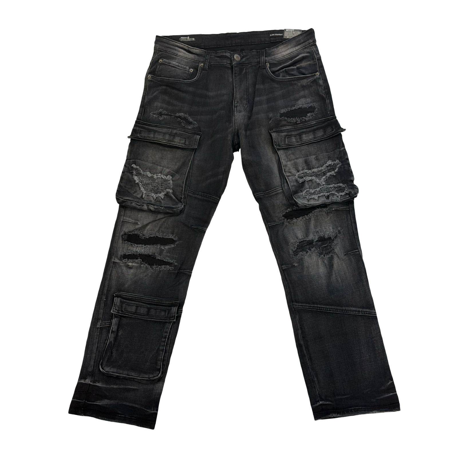 CopperRivet Rip & Repair Cargo Jeans