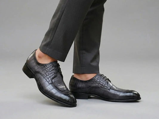 Allen II Embossed Split Toe Derby