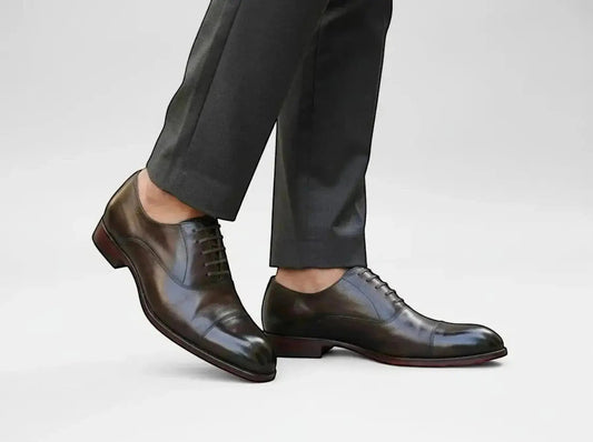 Avon Cap Toe Oxford in Leather Sole