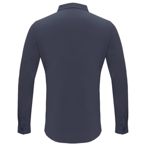 Barocco Ascend Stretch Shirt GREY BLUE - Dudes Boutique