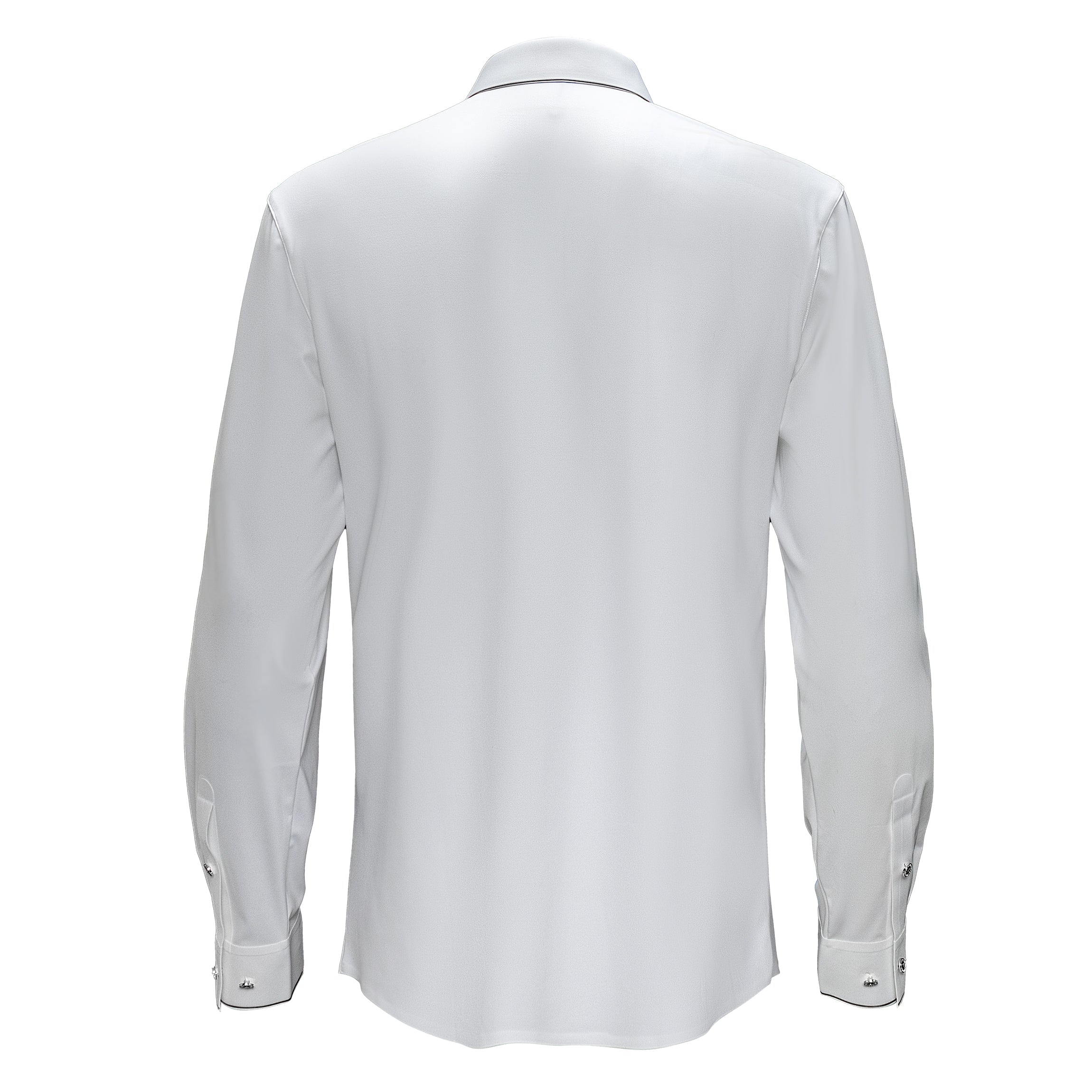 Imperial Essence Button-Up Shirt WHITE/SILVER - Dudes Boutique