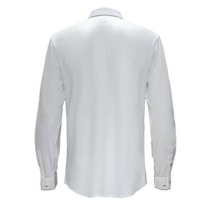 Imperial Essence Button-Up Shirt WHITE/SILVER - Dudes Boutique