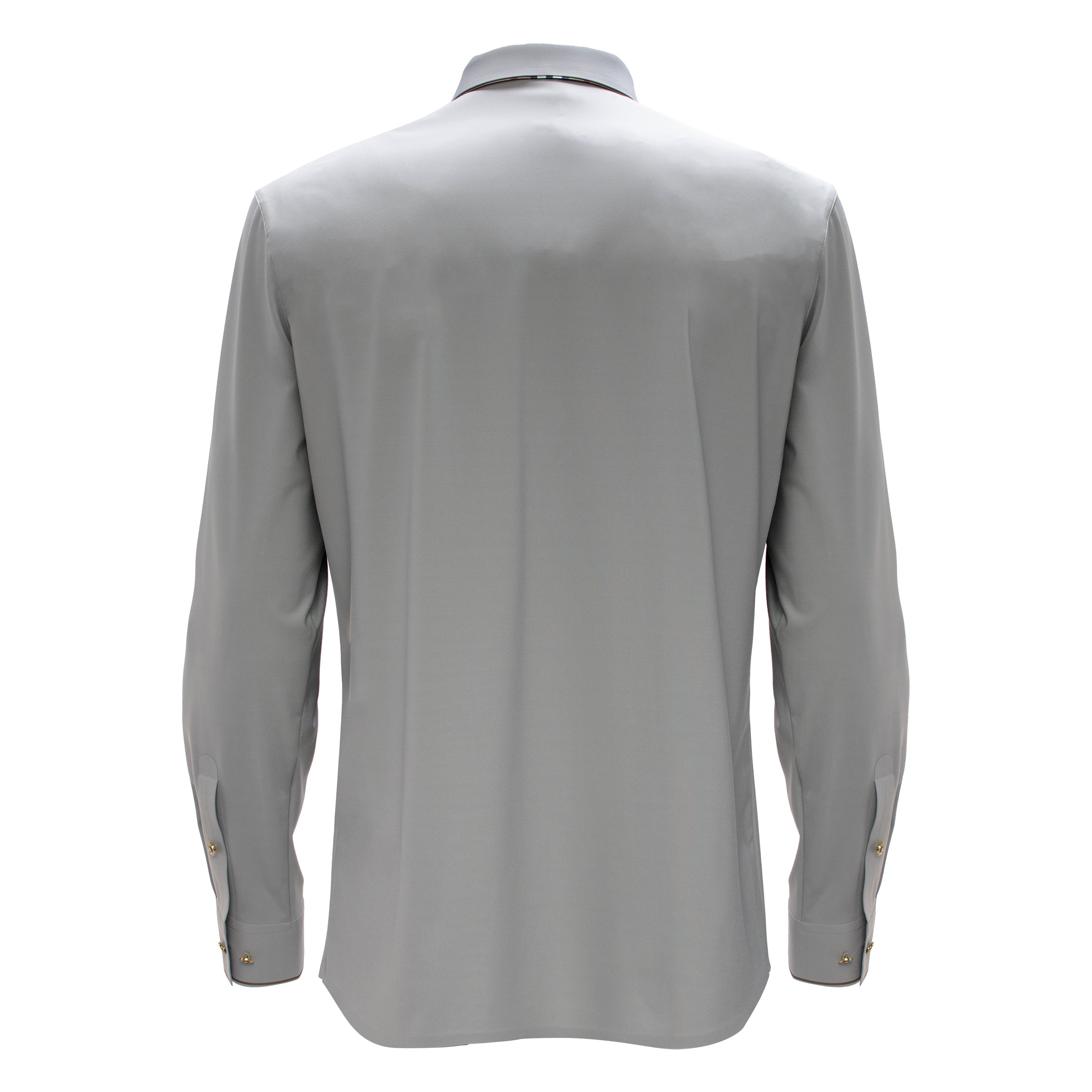 Regret Free Button-Up Shirt SILVER - Dudes Boutique