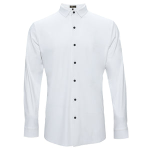 City Stroll Button-Up Shirt WHITE - Dudes Boutique