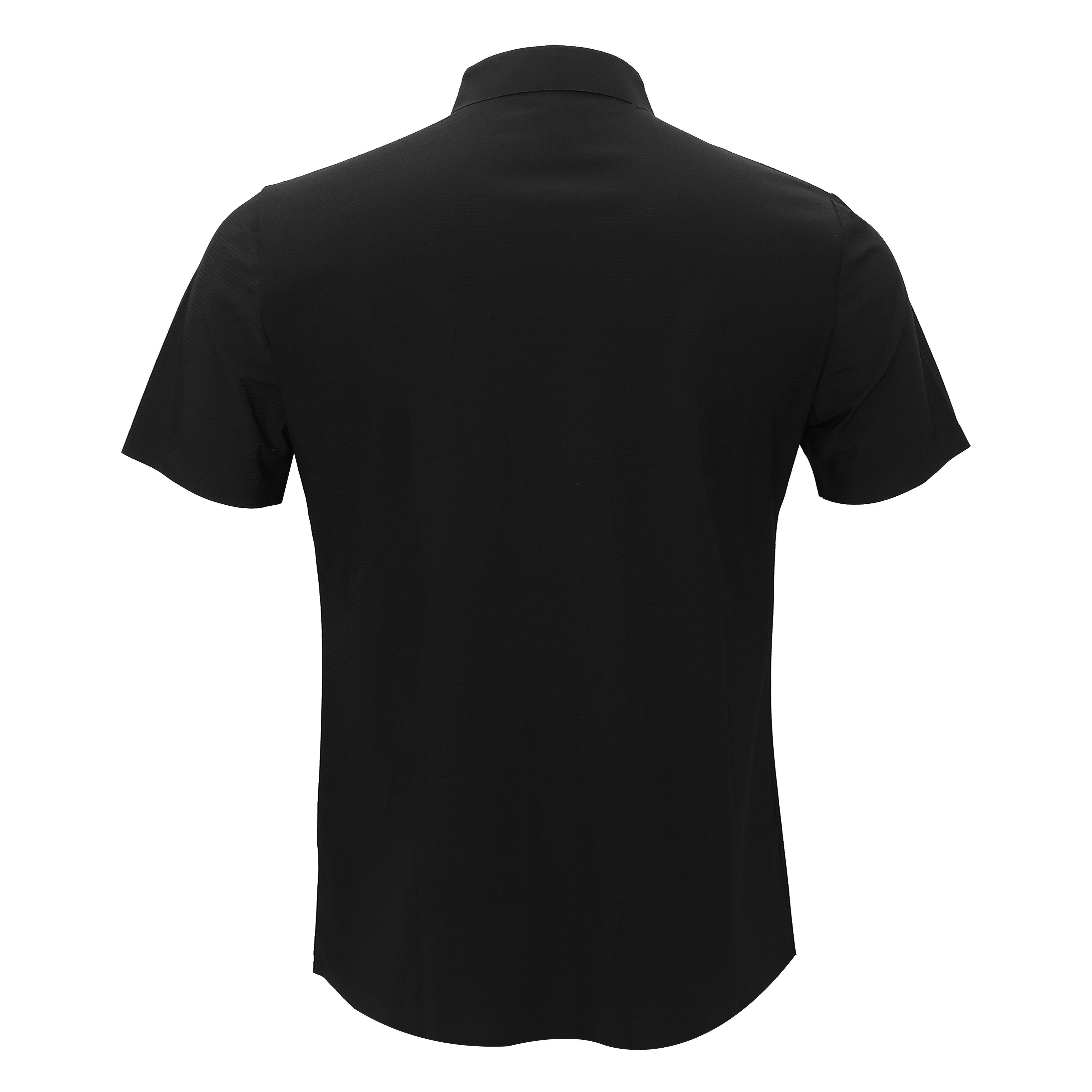 Soft Whispers Short Sleeve Button-Up Shirt BLACK