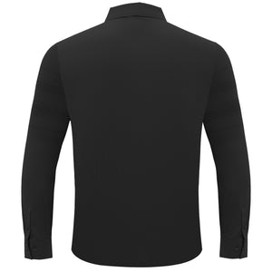 Noble Knight Plaid Button-Up BLACK - Dudes Boutique