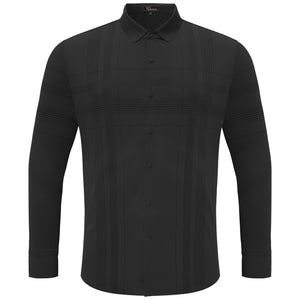 Noble Knight Plaid Button-Up BLACK - Dudes Boutique