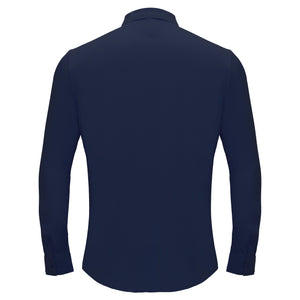 Olympic Victory Button-Up Shirt DARK BLUE - Dudes Boutique