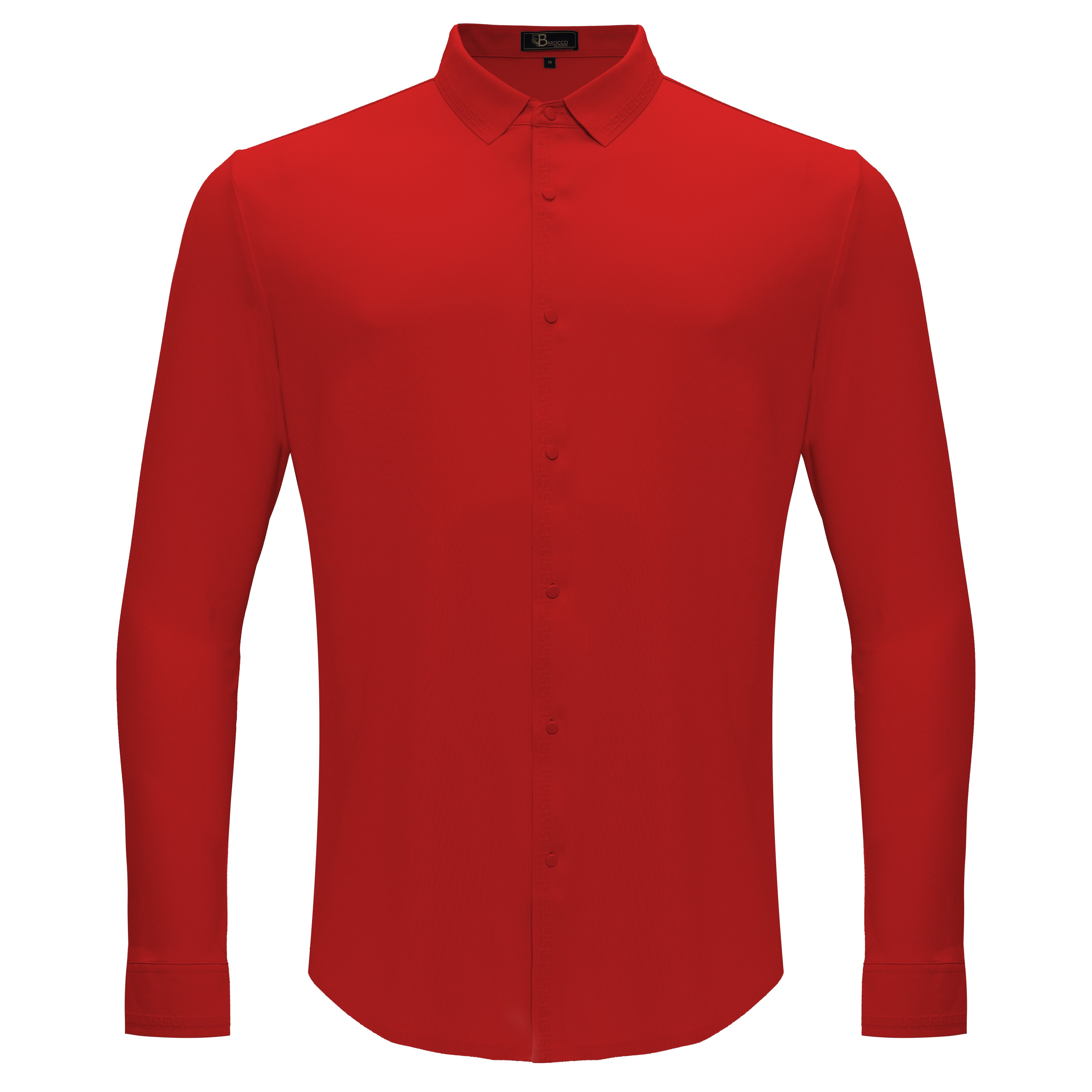 Olympic Victory Button-Up Shirt RED - Dudes Boutique