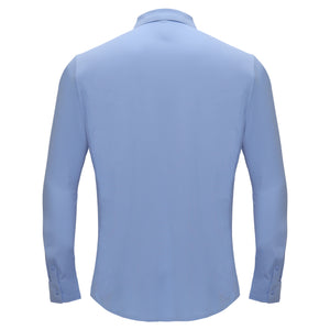Olympic Victory Button-Up Shirt SKY BLUE - Dudes Boutique