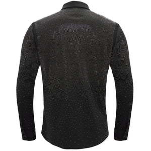 Super Nova Button-Up Shirt BLACK/GUN METAL - Dudes Boutique