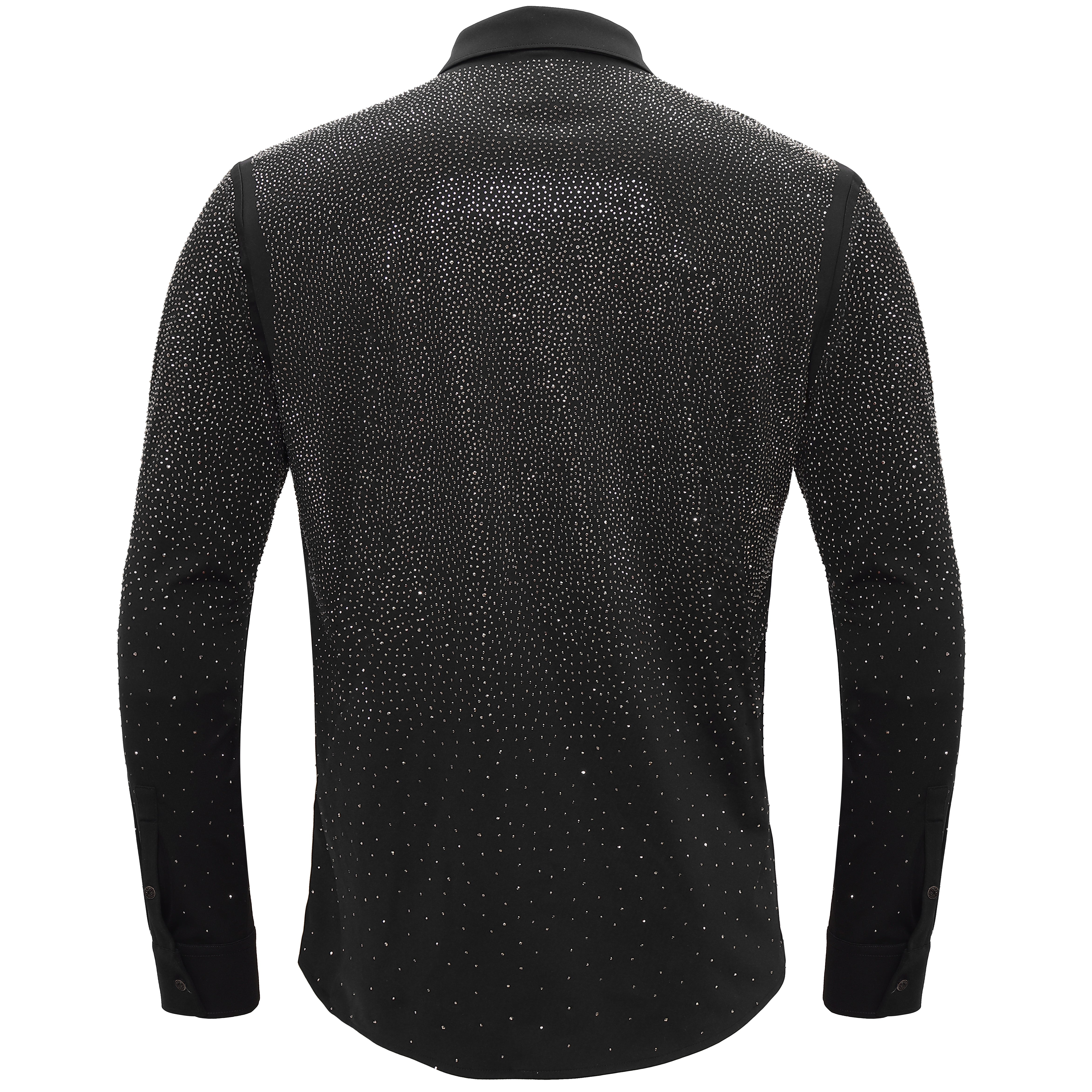 Super Nova Button-Up Shirt BLACK/GUN METAL - Dudes Boutique