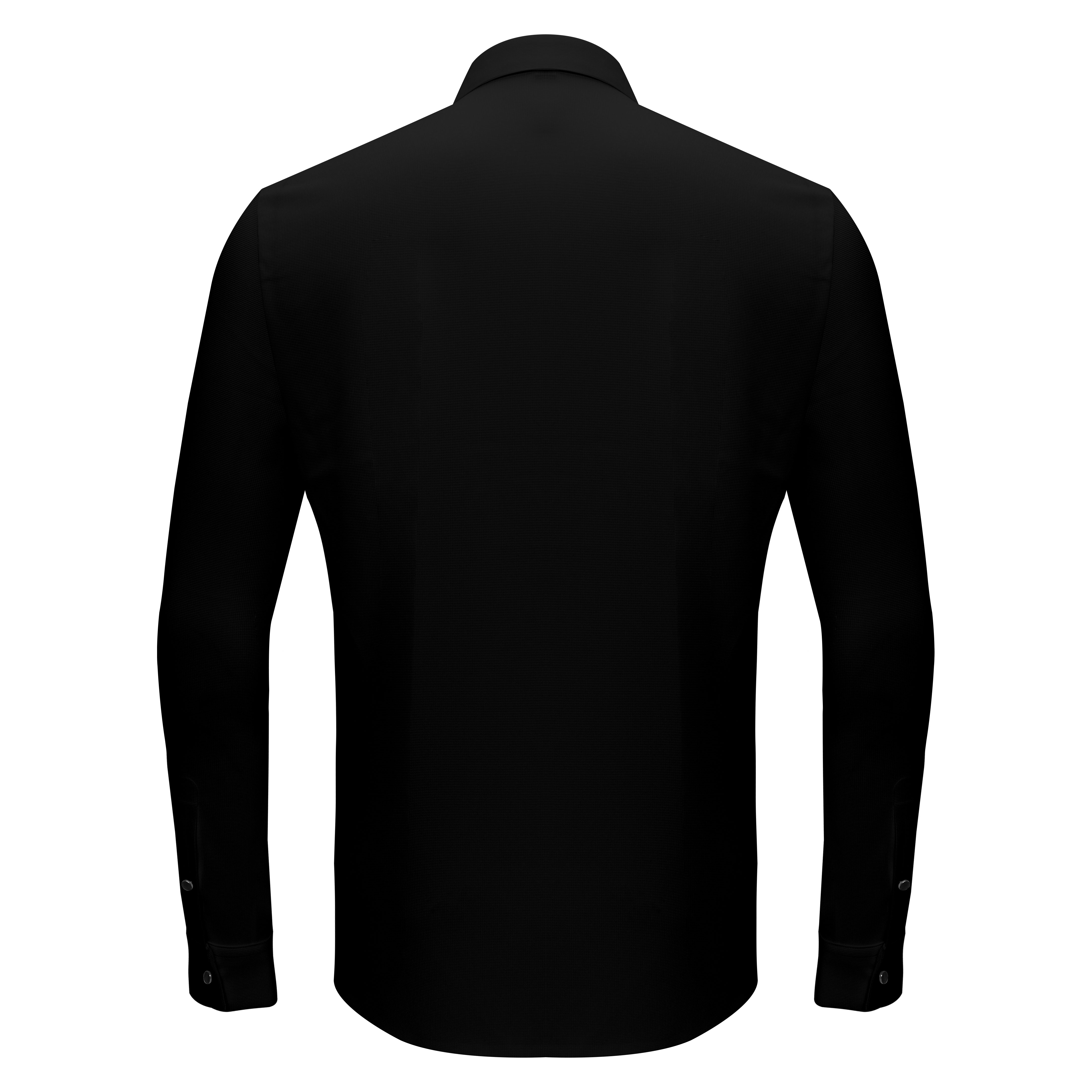 Silver Sophistication Button-Up Shirt BLACK - Dudes Boutique