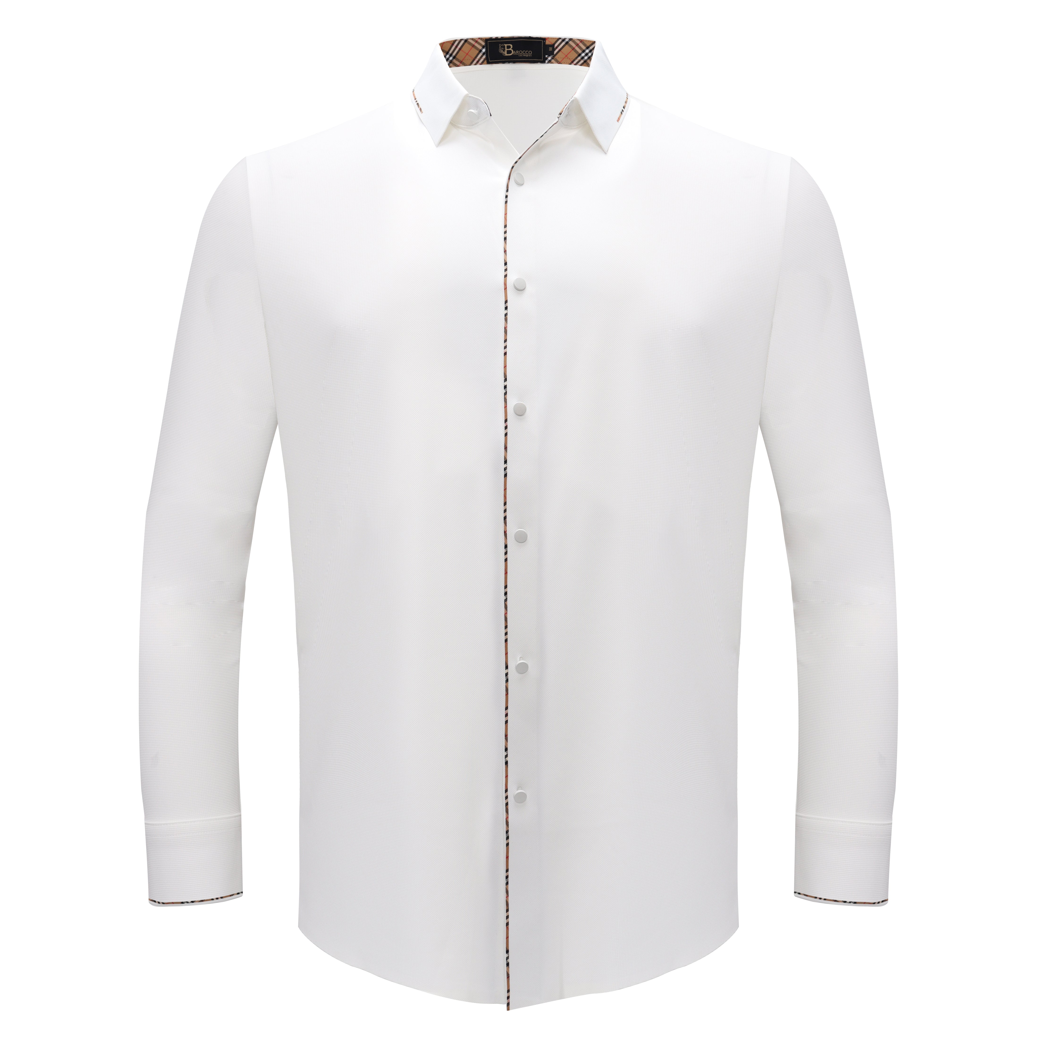 Modern Class Button up shirt WHITE - Dudes Boutique