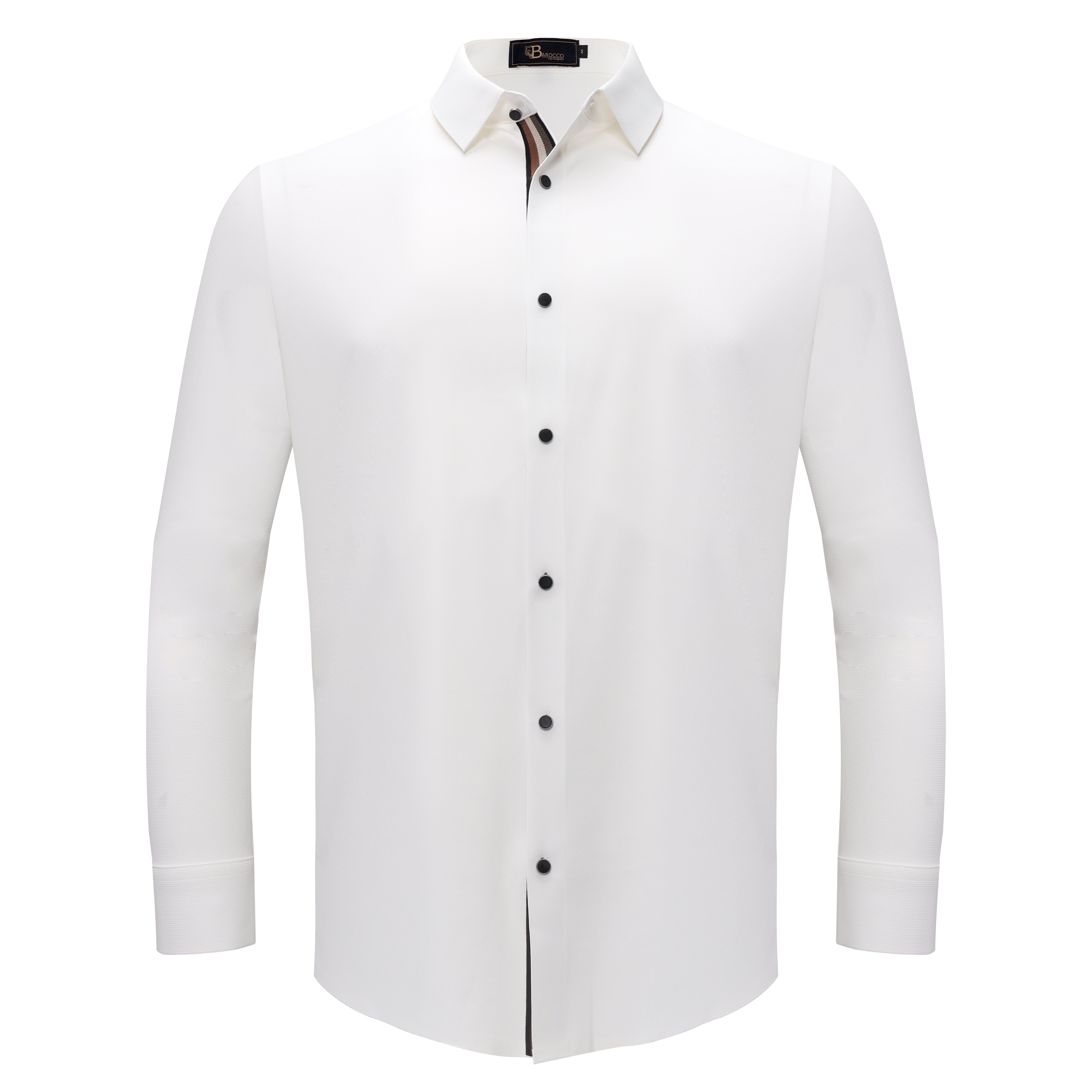 Power Move Button-Up Shirt WHITE - Dudes Boutique