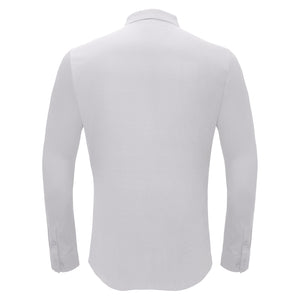 Checkmate Plaid Button-Up Shirt WHITE - Dudes Boutique