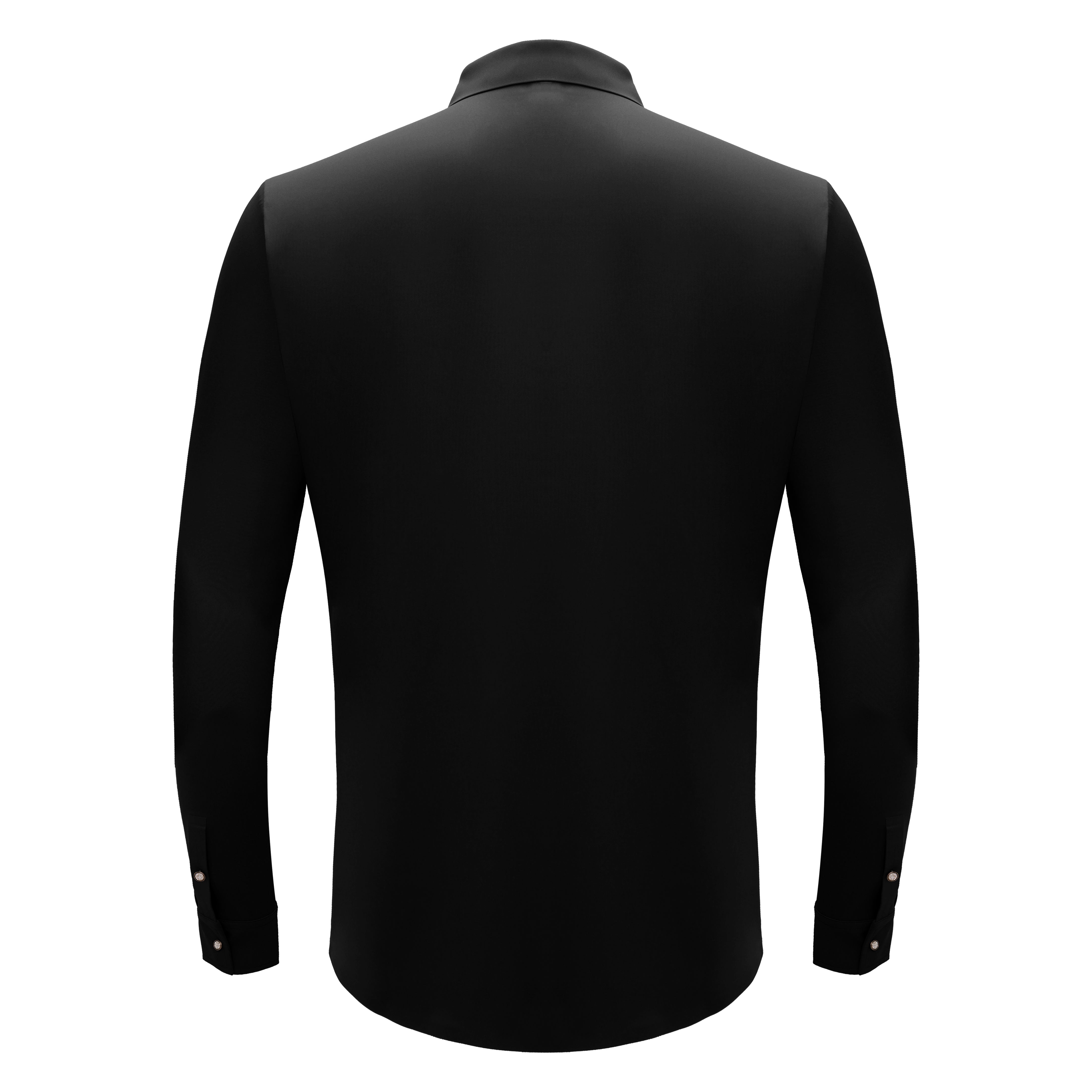 Prime Valor Button-Up Shirt BLACK/GOLD - Dudes Boutique