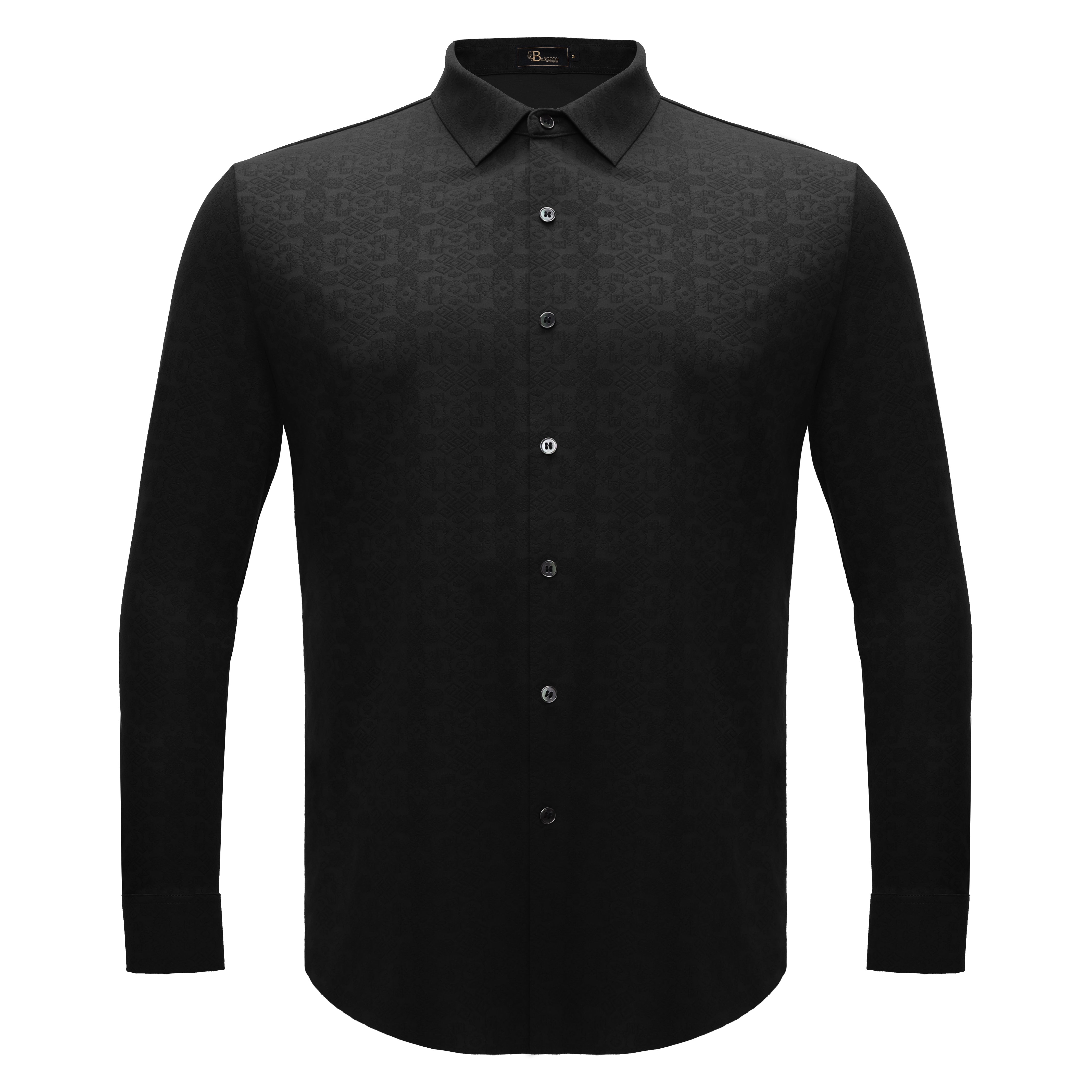 Power Flex Button-Up Shirt BLACK - Dudes Boutique