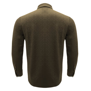 Power Flex Button-Up Shirt BROWN - Dudes Boutique