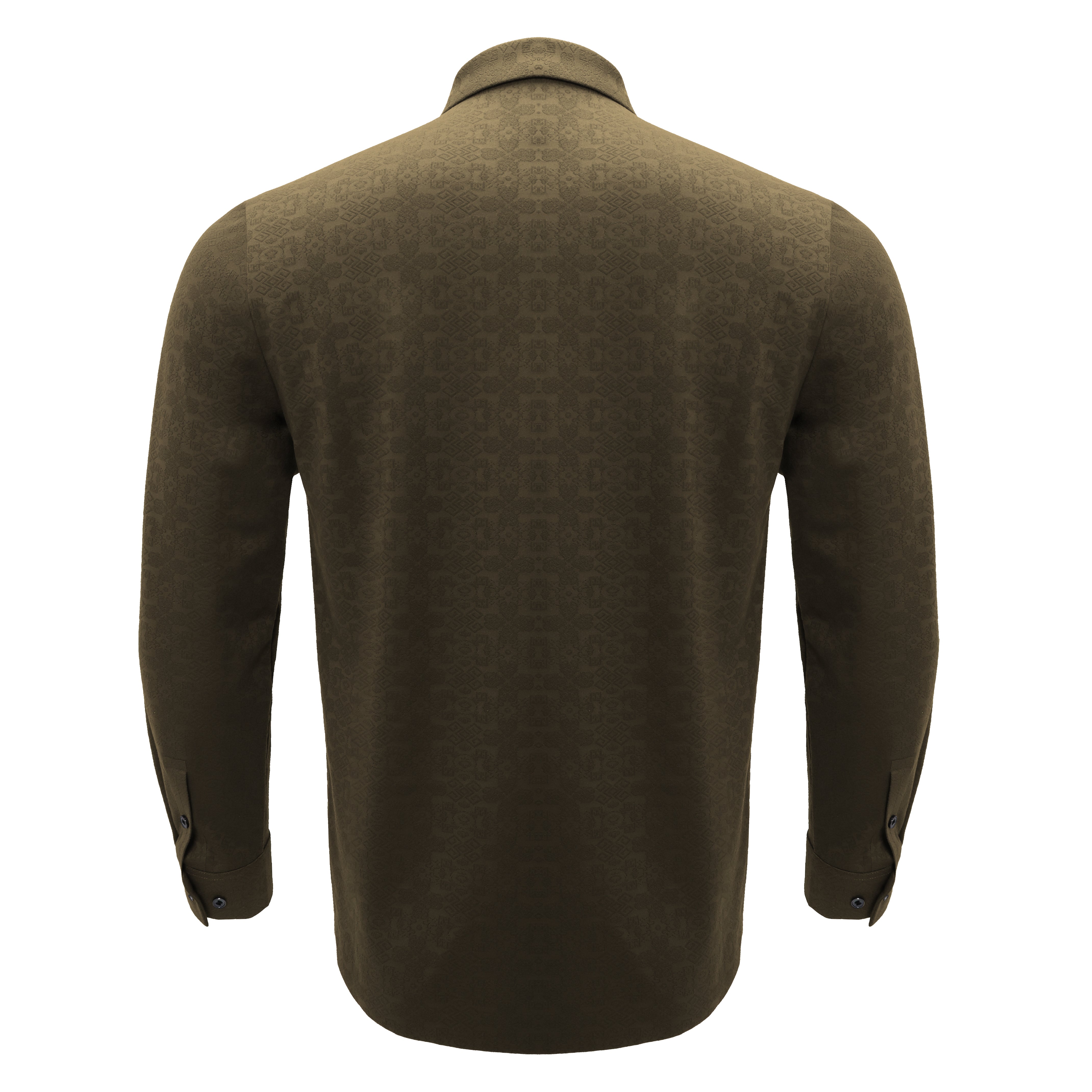 Power Flex Button-Up Shirt BROWN - Dudes Boutique